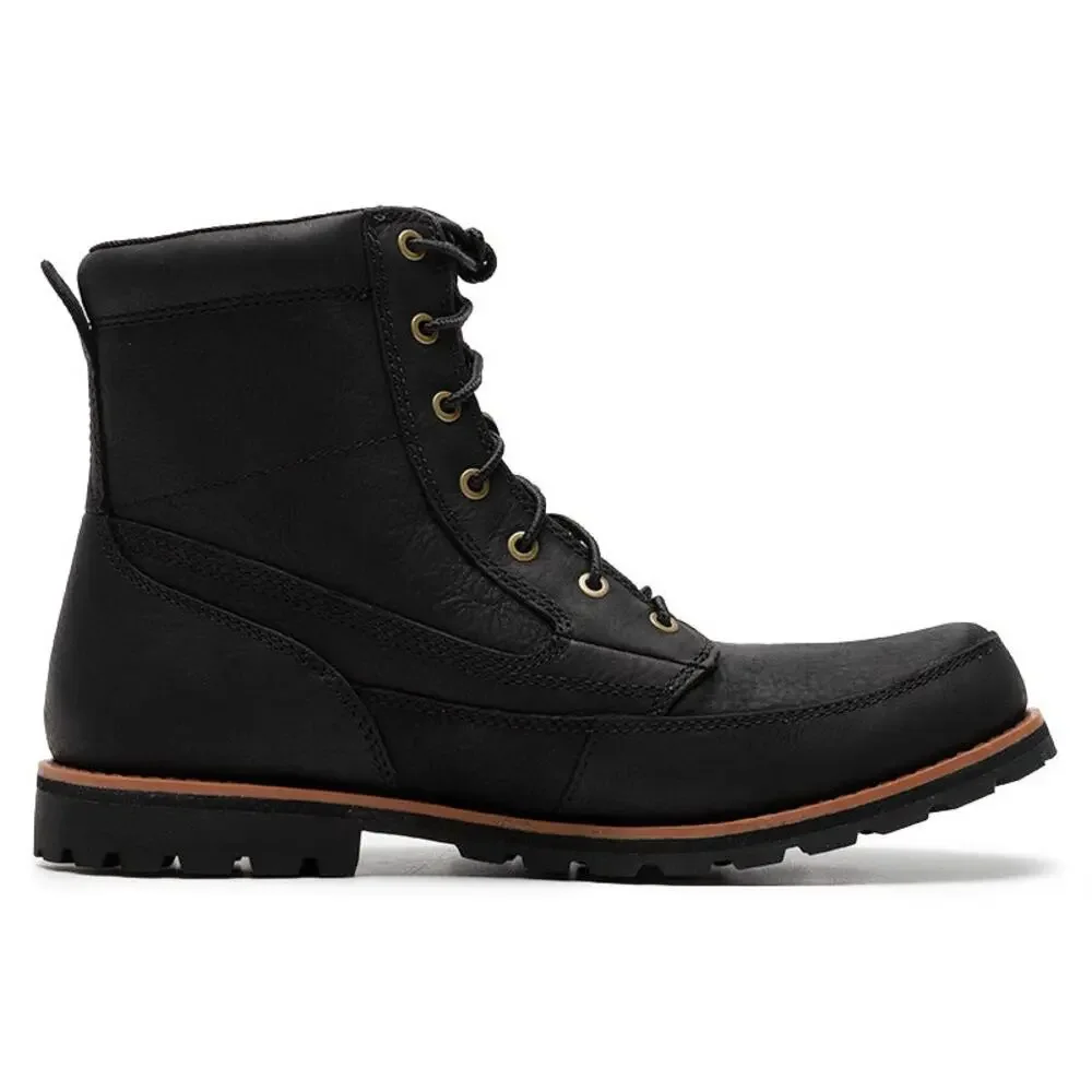 TIMBERLAND MEN'S 13 ATTLEBORO MID LACE BOOT JET BLACK NIB TB1A657D015